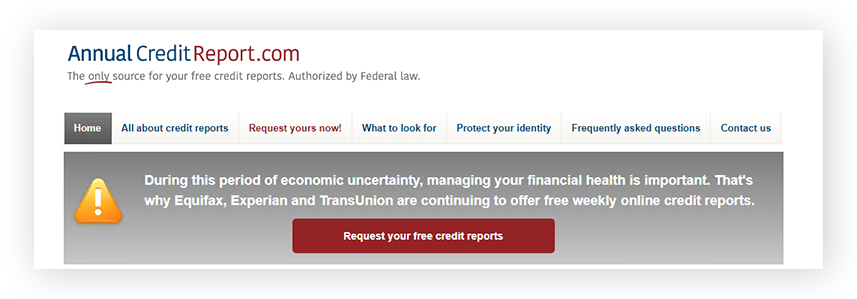 如果您的社会安全卡被盗，请仔细监控您的信用报告，通过 Annualcreditreport.com检查。